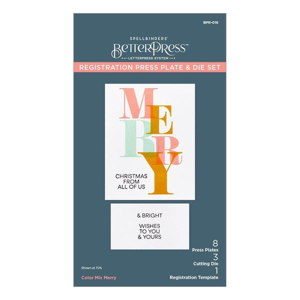 Color Mix Merry Registration Press Plates from the Home for the Holidays Collection