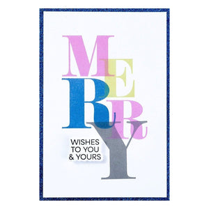 Color Mix Merry Registration Press Plates from the Home for the Holidays Collection