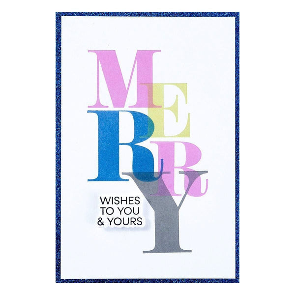 Color Mix Merry Registration Press Plates from the Home for the Holidays Collection