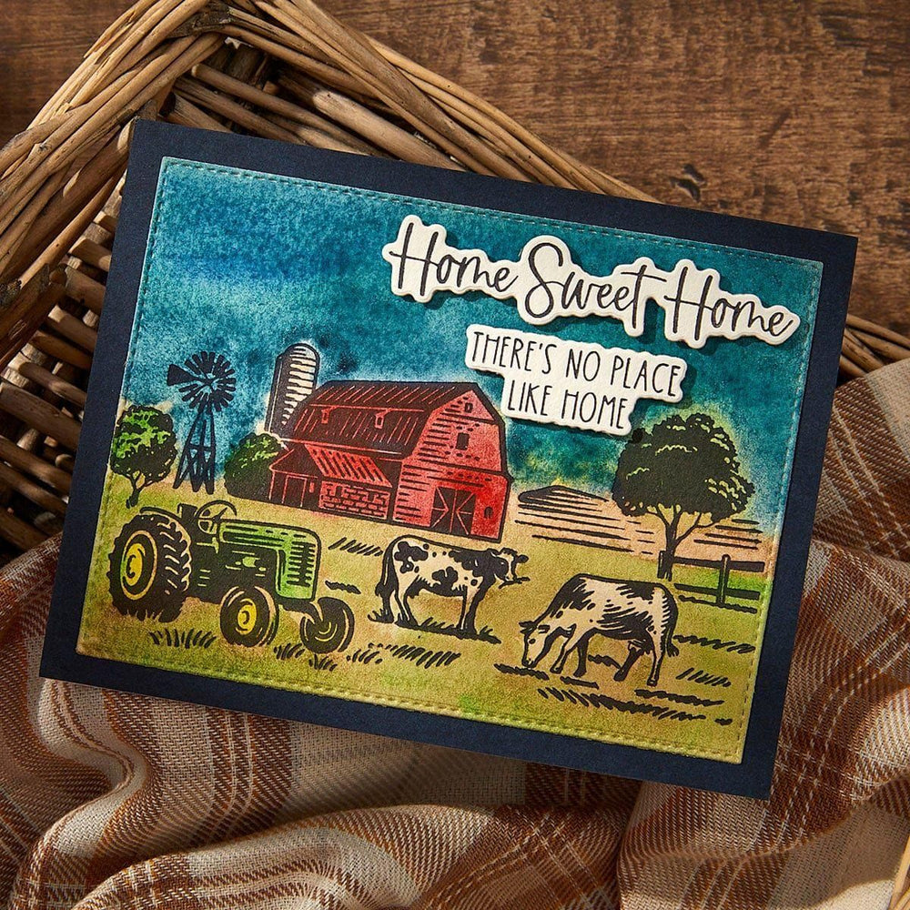 Farm Sweet Farm Registration BetterPress Plate & Die Set from the Justine's Farm Collection by Justine Dvorak
