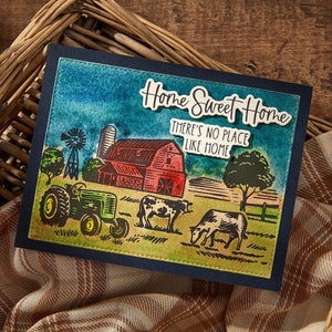 Farm Sweet Farm Registration BetterPress Plate & Die Set from the Justine's Farm Collection by Justine Dvorak