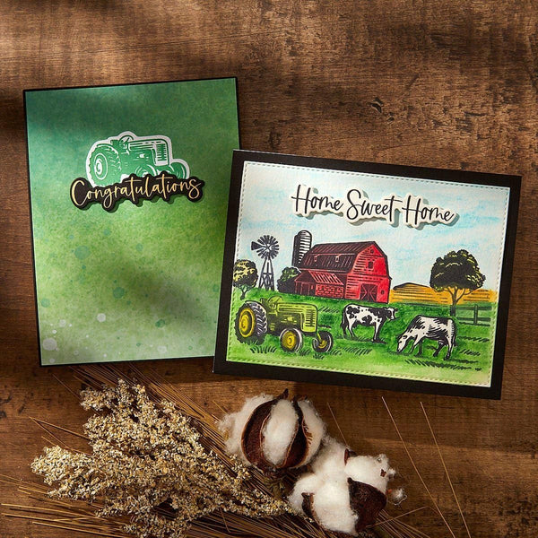 Farm Sweet Farm Registration BetterPress Plate & Die Set from the Justine's Farm Collection by Justine Dvorak
