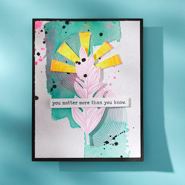 Flourishing BetterPress Plates by Dina Wakley