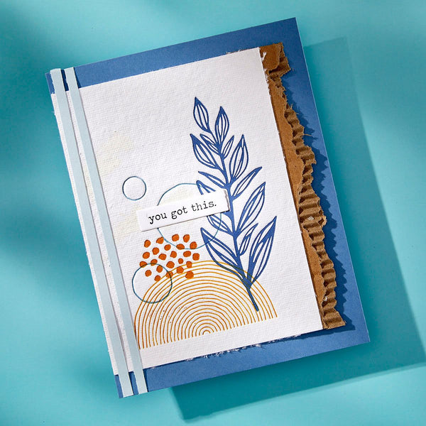 Flourishing BetterPress Plates by Dina Wakley