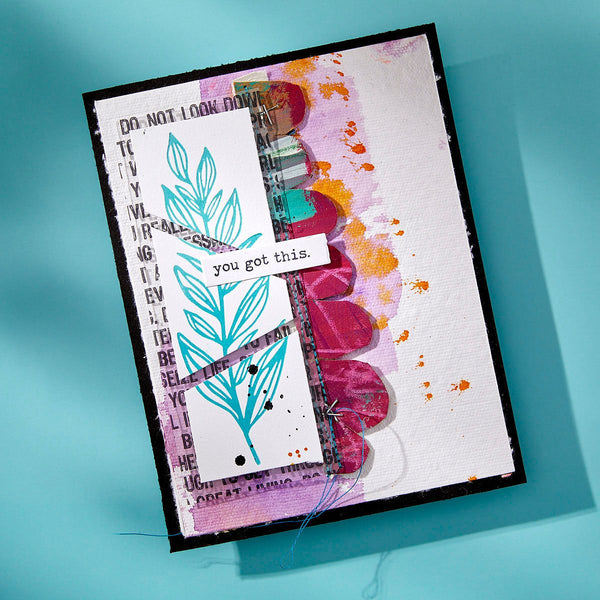Flourishing BetterPress Plates by Dina Wakley