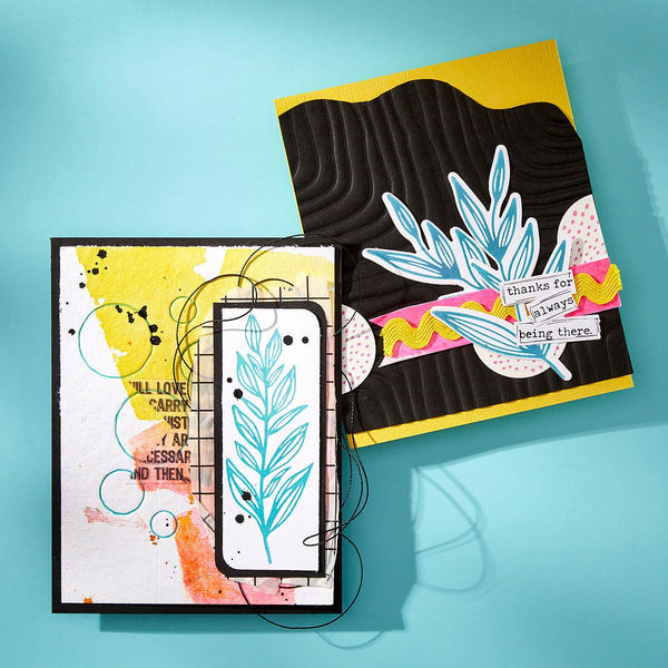 Flourishing BetterPress Plates by Dina Wakley