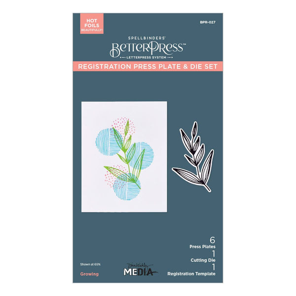 Growing Betterpress Plates & Die Set by Dina Wakley