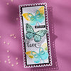 Butterfly Silhouettes Registration Press Plate & Die Set by Lisa Horton