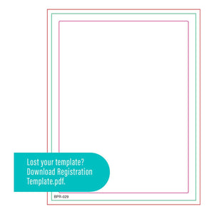 Journal Grid Registration Press Plates
