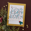 Happiest  Holidays Registration Press Plate Set by Yana Smakula