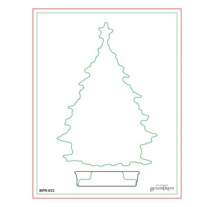 Twinkle Bright Tree Registration BetterPress Plates