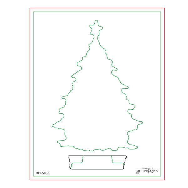 Twinkle Bright Tree Registration BetterPress Plates