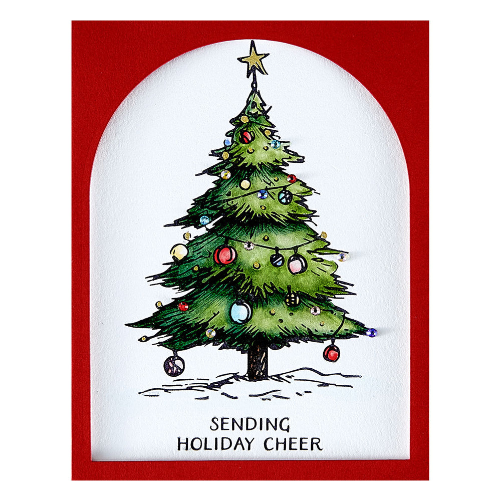 Twinkle Bright Tree Registration BetterPress Plates