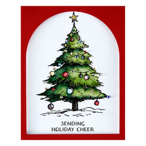 Twinkle Bright Tree Registration BetterPress Plates