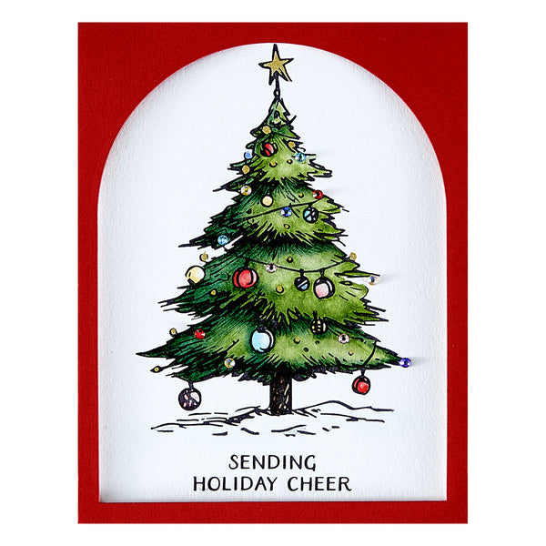 Twinkle Bright Tree Registration BetterPress Plates