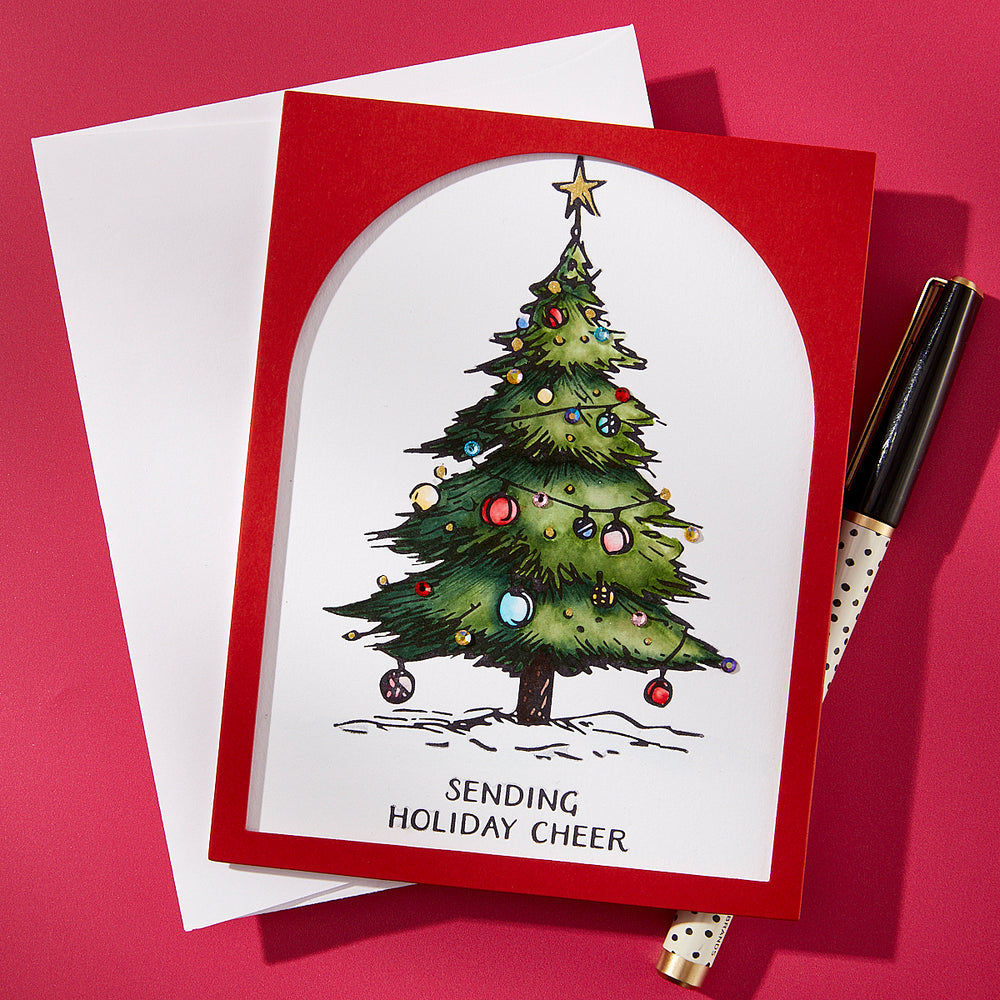 Twinkle Bright Tree Registration BetterPress Plates