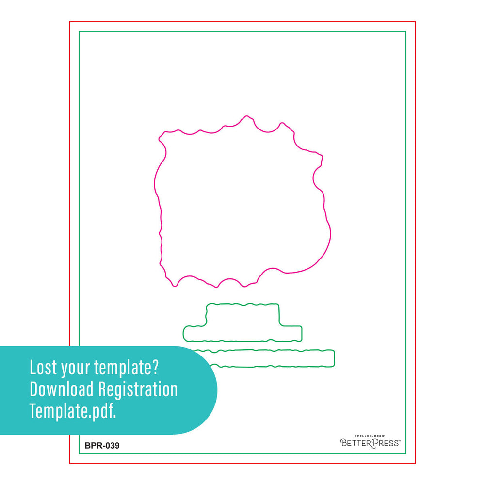 Block Print Pisces Registration Press + Foil Plate