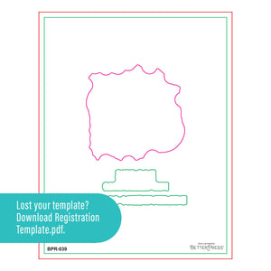 Block Print Pisces Registration Press + Foil Plate