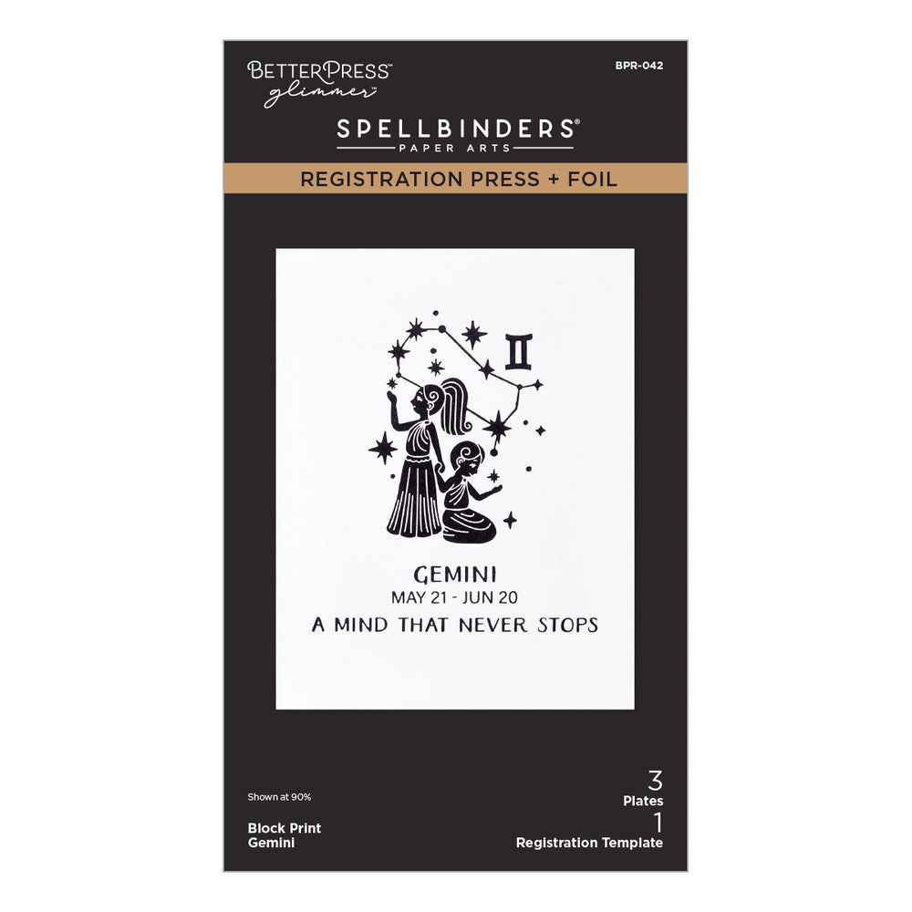 Block Print Gemini Registration Press + Foil Plate