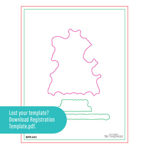Block Print Cancer Registration Press + Foil Plate