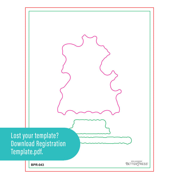 Block Print Cancer Registration Press + Foil Plate