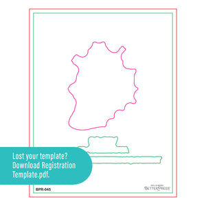 Block Print Virgo Registration Press + Foil Plate