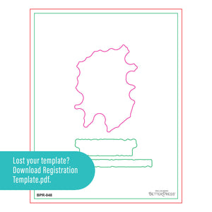 Block Print Sagittarius Registration Press + Foil Plate