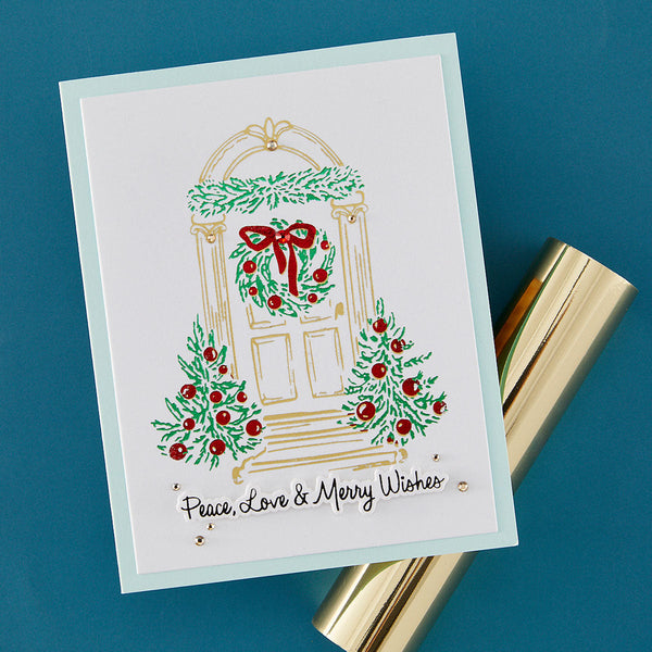 Festive Evergreens Registration Press + Foil Plate & Die Set