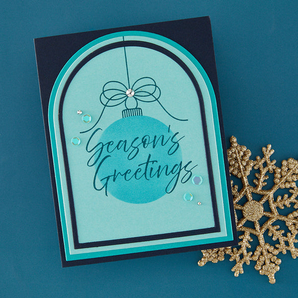Tied with Cheer Press + Foil Plate & Stencil Bundle
