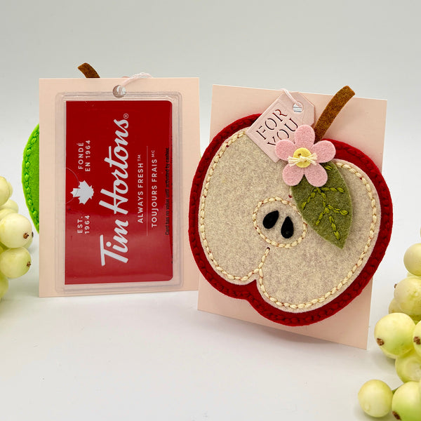 Felt Cheeky Apple Etched Dies by Nichol Spohr