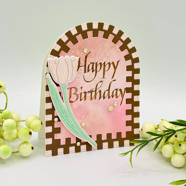 Spellbinder's Exclusive - Yana's Tulip Etched Dies by Yana Smakula
