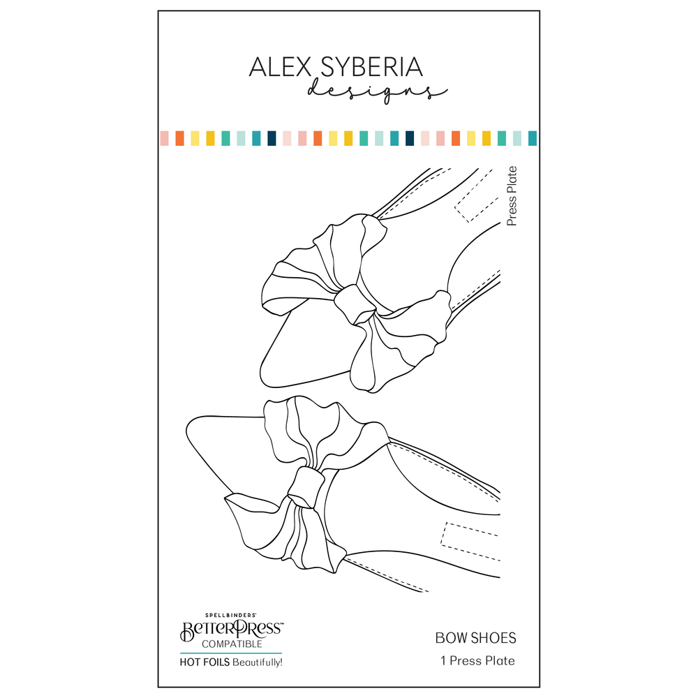Alex Syberia Designs - Bow Shoes Press Plate