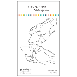 Alex Syberia Designs - Bow Shoes Press Plate