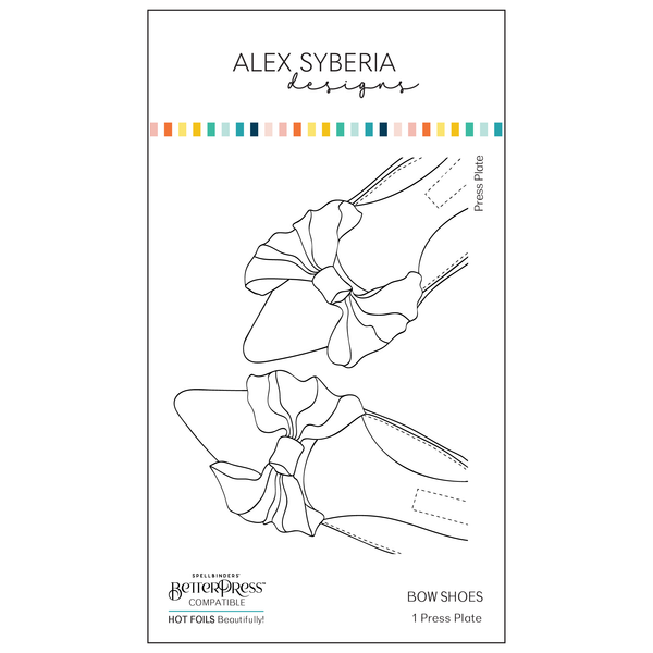 Alex Syberia Designs - Bow Shoes Press Plate