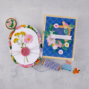 Rosie's Studio Breakfast In Bed Die Cut Floral Stickers