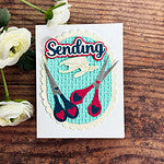 Linen 3D Embossing Folder by Suzanne Hue