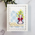 Open Lace Frame and Landscapes Etched Dies by Lisa Horton