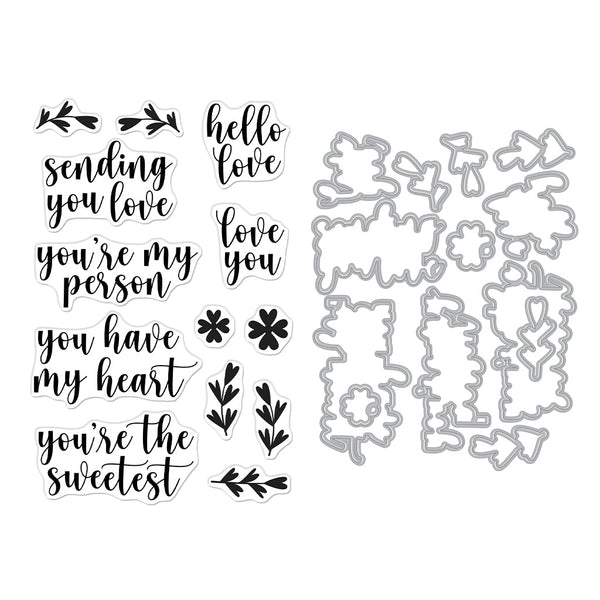 Hello Love Stamp & Cut of the Month - January 2025