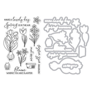 Spring Blooms Stamp & Cut of the Month - February 2025
