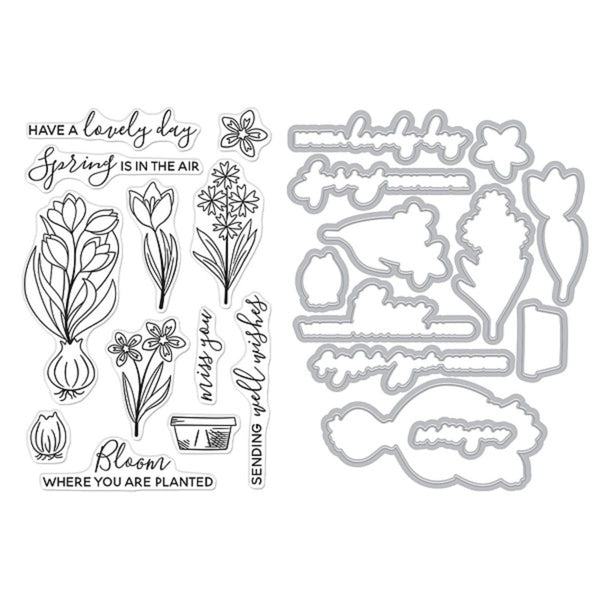 Spring Blooms Stamp & Cut of the Month - February 2025