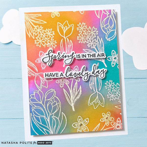 Spring Blooms Stamp & Cut of the Month - February 2025