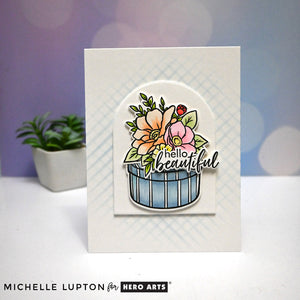 Hatbox Blooms - March 2025 Clear Stamp Set + Dies of the Month