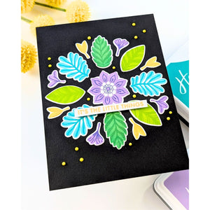 Color Layering Rainforest Leaves - Stamp & Cut of the Month - April 2025