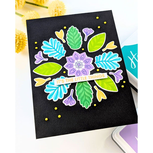 Color Layering Rainforest Leaves - Stamp & Cut of the Month - April 2025
