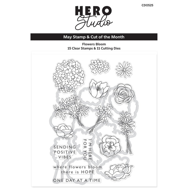 Flowers Bloom Stamp & Cut of the Month - May 2025