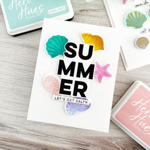 Seashells Stamp & Cut Set of the Month - June 2025