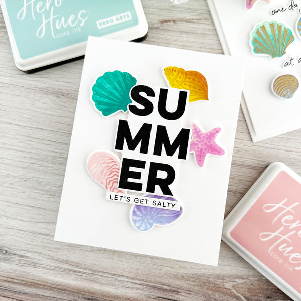 Seashells Stamp & Cut Set of the Month - June 2025