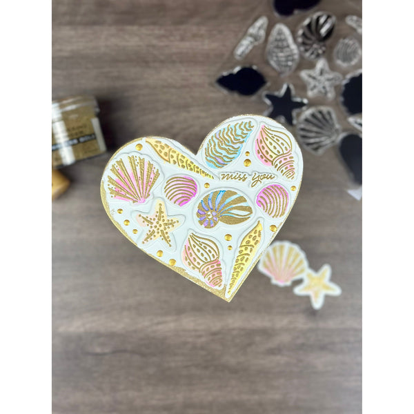 Seashells Stamp & Cut Set of the Month - June 2025