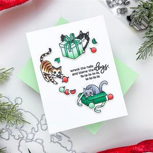 Meowy Cat-mas Stamp & Cut of the Month - November 2024