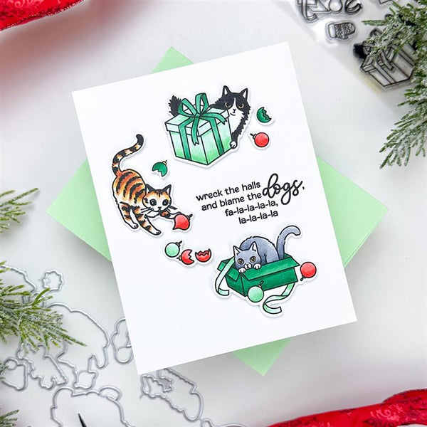 Meowy Cat-mas Stamp & Cut of the Month - November 2024